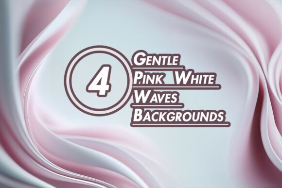 Download Gentle Pink White Waves Backgrounds - Pink white Collection