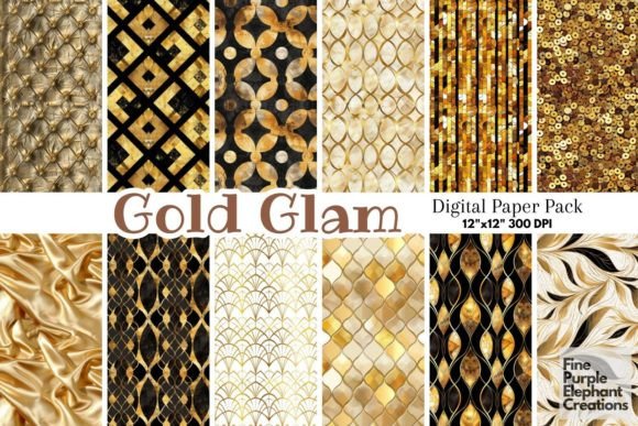 Download Gold Glam Luxury Glitter Art Deco Metal - Luxury glitter Collection