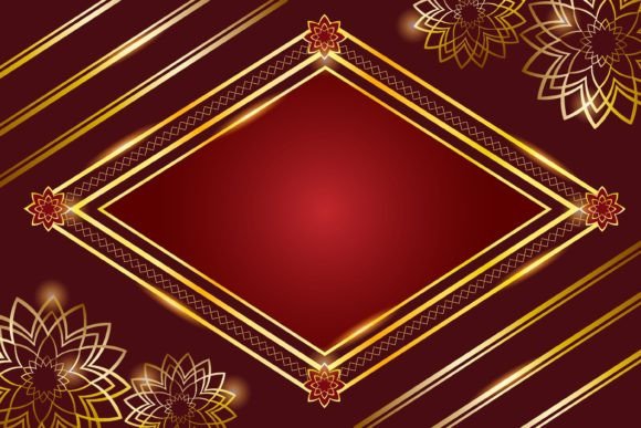 Download Red Elegant Background with Luxury Frame - Elegant background Collection